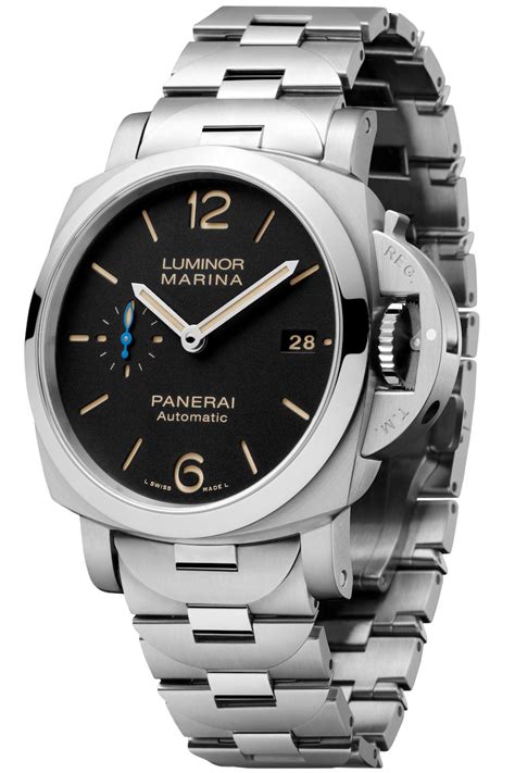 panerai 0978|Panerai Luminor 1950 Marina Acciaio Automatic Silver Dial.